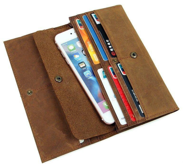 Кошелек Vintage 14406 Коричневый Киев - изображение 3