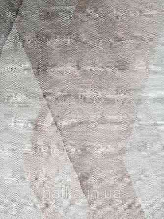 Шпалери вінілові на флізеліні Marburg Shades 0.53х10 смуги зиґзаґ розмиті з ефектом старіння коричневі чорні сірі Київ