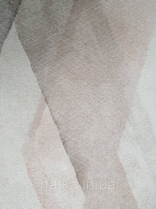 Шпалери вінілові на флізеліні Marburg Shades 0.53х10 смуги зиґзаґ розмиті з ефектом старіння коричневі чорні сірі Київ - фото 4