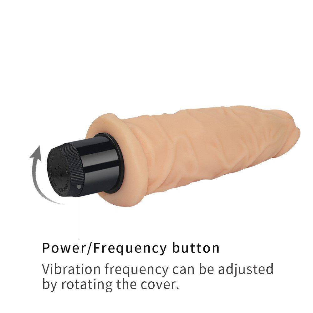 Вібратор 8.5 Real Feel Cyberskin Vibrator Sex Aura Київ - фото 5