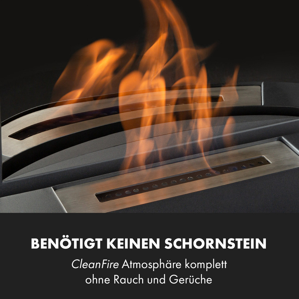 Phantasma Vidro етаноловий камін бездимний пальник із неіржавкої сталі 2h сталевий чорний (Німеччина, читати Рівне - фото 3