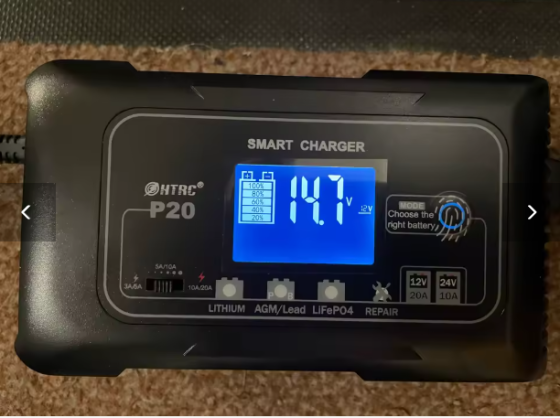 Умное зарядное устройство HTRC 26A (12V/25A, 24V/13A) для LiFePO4, AGM, Lead-Acid с Режим восстановления (Repair) Киев