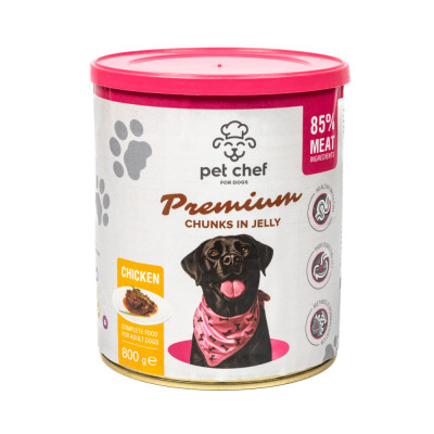 Вологий корм для собак Pet Chef З куркою 800 г (4820255193656) Вінниця - фото 5