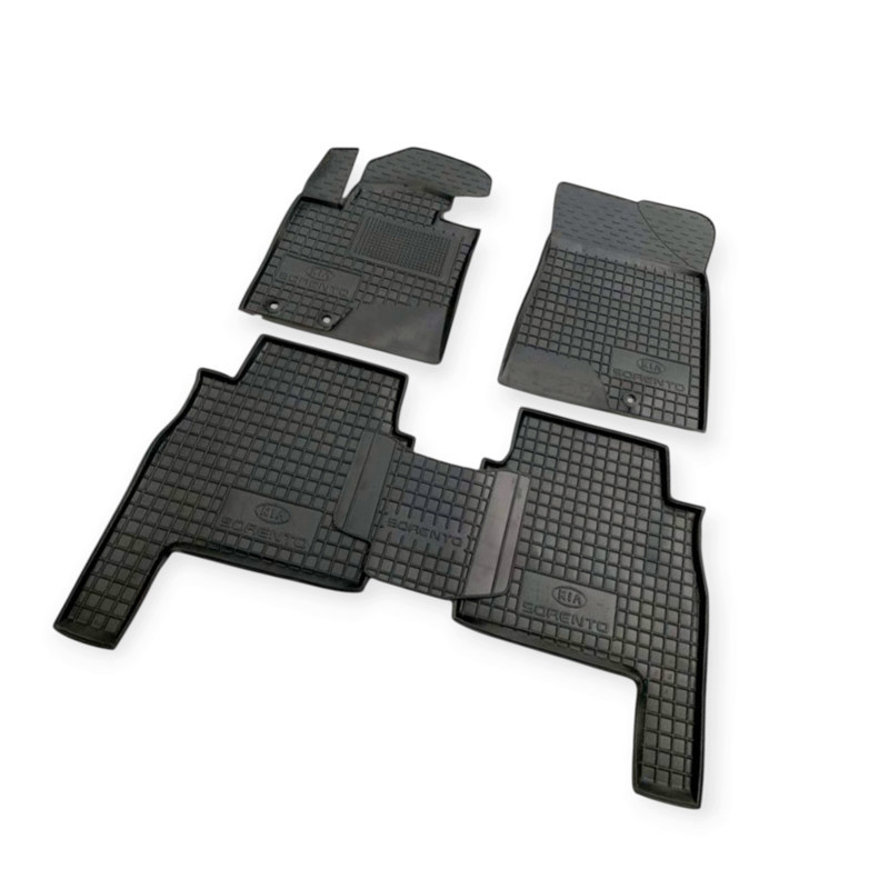 Коврики kia sorento 2010-2013 борт 2,5см, с перемычкой салона Мукачево - изображение 1