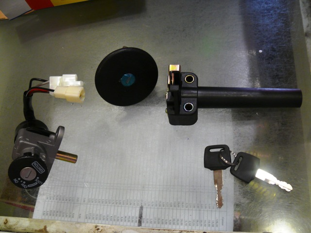 Замок зажигания скутер Ямаха JOG 50 3YK в сборе Мукачево - изображение 1