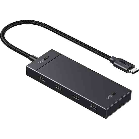 Хаб USB 3.2 Type-C -> 4хUSB-C 3.2 Gen2 10Gbps Black CM806 Ugreen Вінниця
