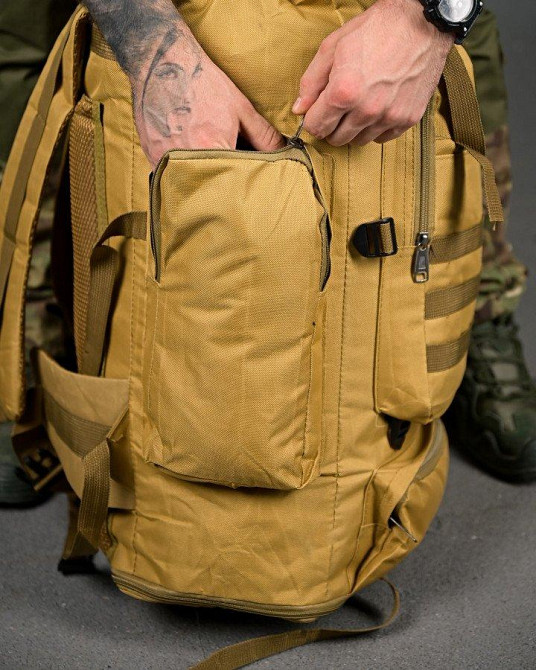 Милитари рюкзак baksik  coyot ПП4726 Одесса - изображение 7