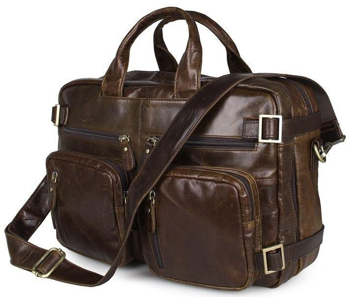 Сумка чоловіча Коричнева (Vintage) Київ - фото 5