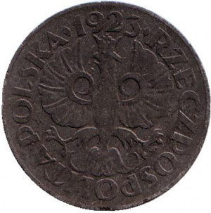 Монета 10 грошів. 1923 рік, Польща. (цинк) (В) Полтава - фото 1