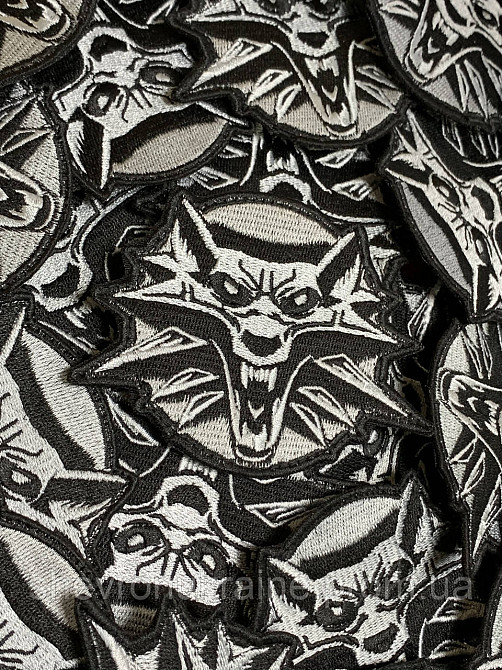 Шеврон відьмак (Форма контурна. На липучці) Розмір 10x8см Київ - фото 2