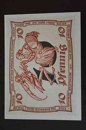 Германия. Нотгельд. 10 Pf 1921 года ( 3 ) Полтава
