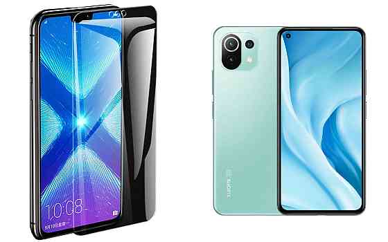 Захисне скло NeoGlass для Xiaomi 11 Lite 5G NE – надпрозоре та стійке Київ