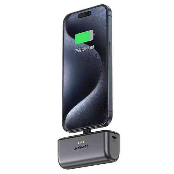 Зовнішній акумулятор ACEFAST M9-5000 PD20W capsule power bank Black Киев
