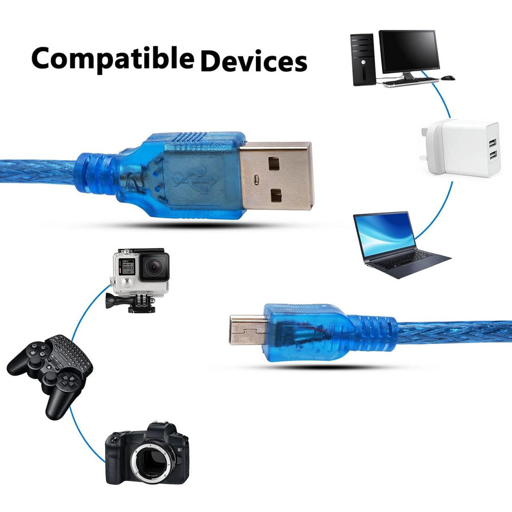 Кабель USB MicroUSB 0.5м для зарядки та передачі даних Київ - фото 1