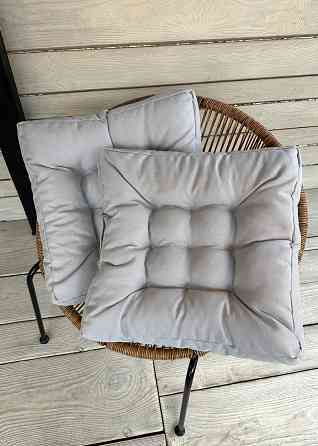 Подушка для стільців (50x50х8 см) Decorator Sawana колір світло-сірий 84-142 Київ
