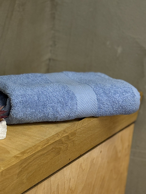 Ecotton Рушник Ecotton 70х130 см махровий блакитного кольору Sky Blue Коломыя - изображение 1