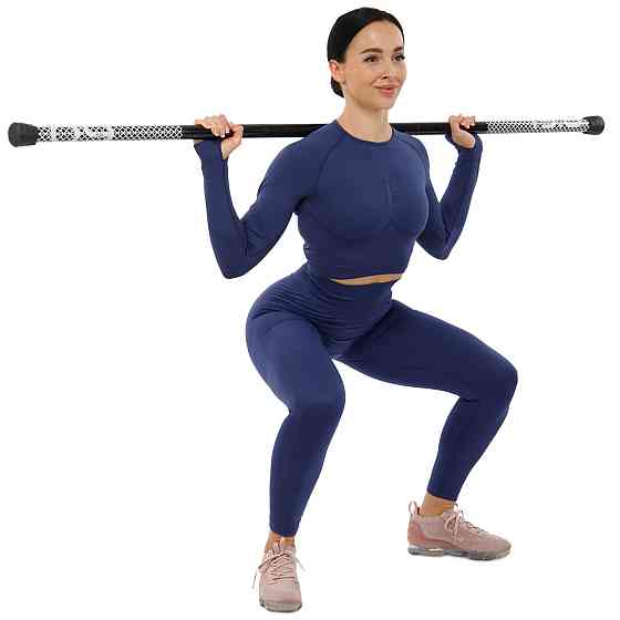 Палка гимнастическая 3-х секционная Бодибар Zelart 9994-9 вес 9кг Киев