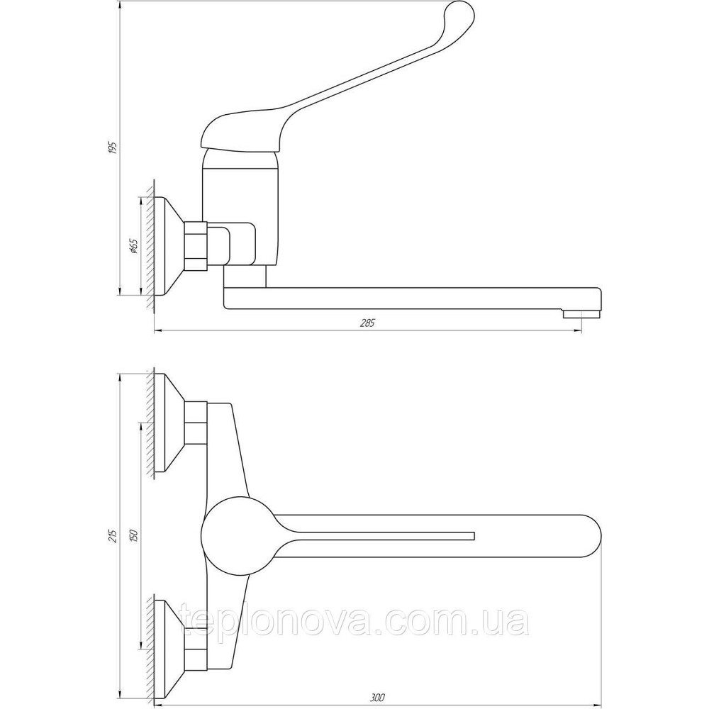 Смеситель для кухни Globus Lux CLINIC GLCA-1044 Черновцы - изображение 3