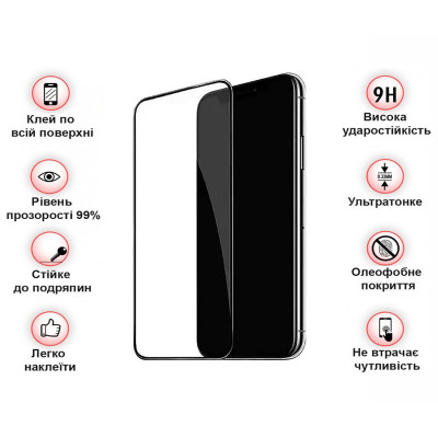 Стекло защитное BeCover Apple iPhone 15 Plus Black (709788) Винница - изображение 4