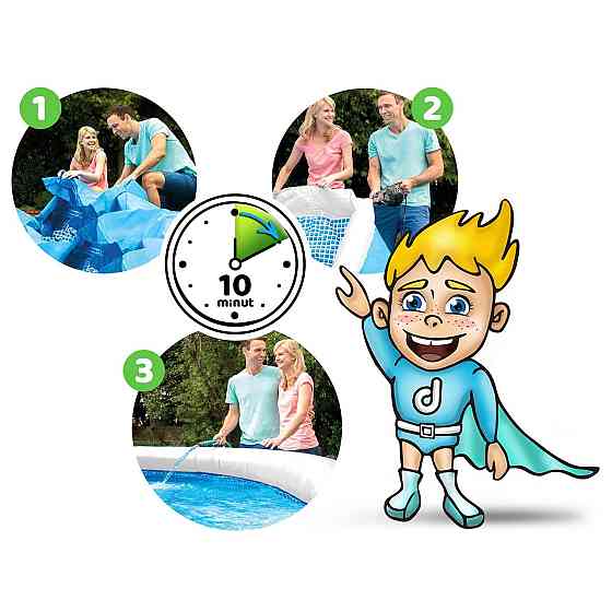 Басейн надувний Bestway 57448, 244 x 61 см Київ