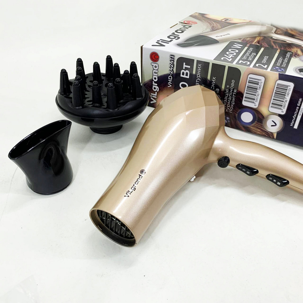 Потужний електричний фен для сушіння волосся, Потужний універсальний фен побутовий для волосся IL-40 Івано-Франківськ - фото 7