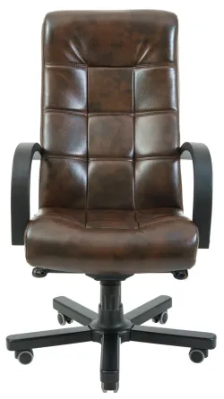 Офисное Кресло Руководителя Richman Virginia Titan Dark Brown Wood М2 AnyFix Коричневый Днепр