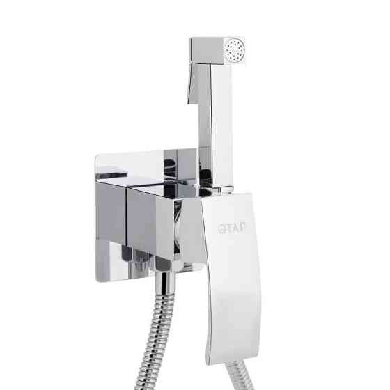 Гігієнічний душ із латуні Qtap Swan Cascada прямокутний QTSWA262CRM45567 Chrome Харків