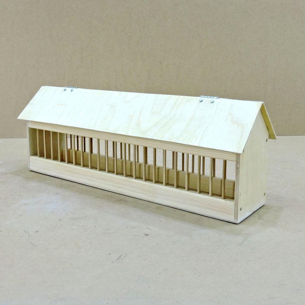 Деревянная кормушка для голубей 