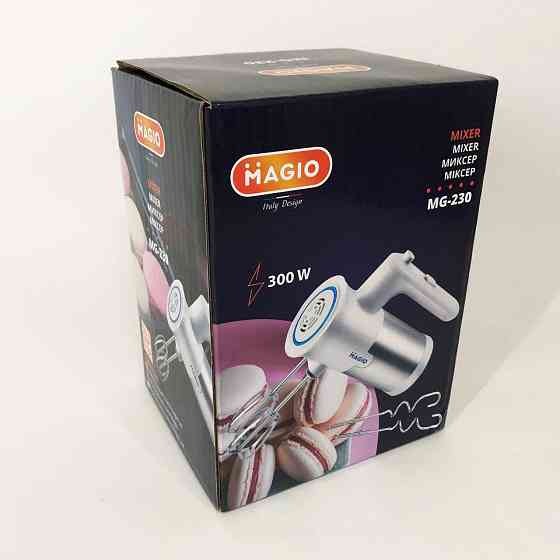 Міксер для замішування тіста ручний Magio MG-230, Міксер для кухонної роботи Портативний ручний KD-29 Івано-Франківськ