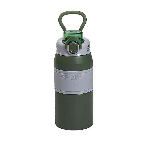 Термос Sport з нержавіючої сталі 600 мл зелений HP-14-5GR Київ