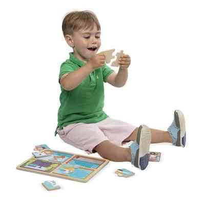 Пазл Melissa&Doug деревянные в футляре "Транспортные средства" (MD31361) Винница