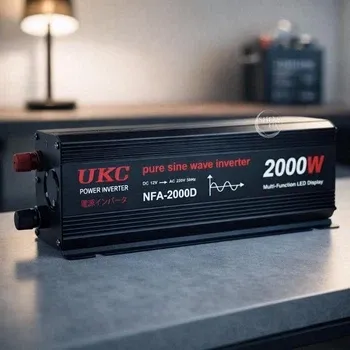 Інвертор синусоїда AC/DC Sine 2000W 12V, перетворювач 12V–220V чиста синусоїда, 2000Вт Одеса
