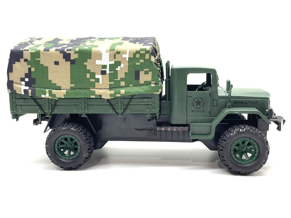 Машина Військова вантажівка на пульті управління масштаб 1:18 Темно-зелений (0626BK) Чернигов - изображение 5