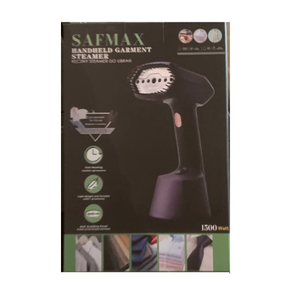 Відпарювач Safmax 8008 1500W ручний, вертикальний, для одягу, компактний, швидкий нагрів Одеса - фото 1