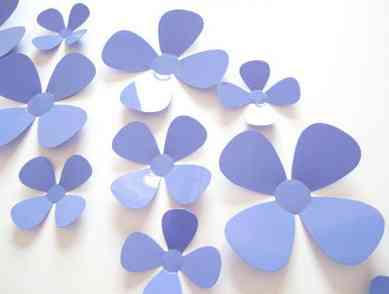 Декор фіолетові квіточки - 12шт. Київ