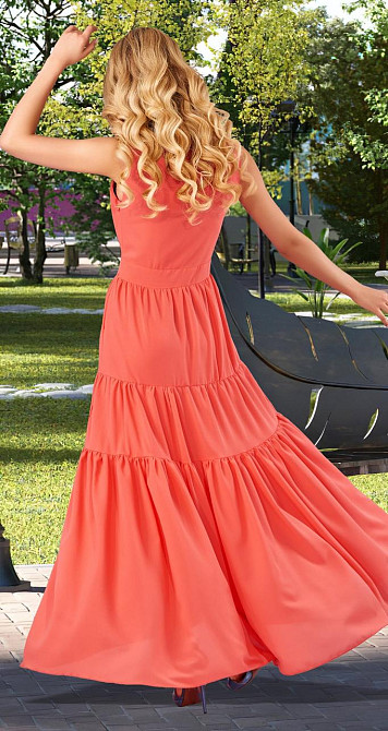 Шифонове плаття з оборками. 42. 44. 46р Київ - фото 3