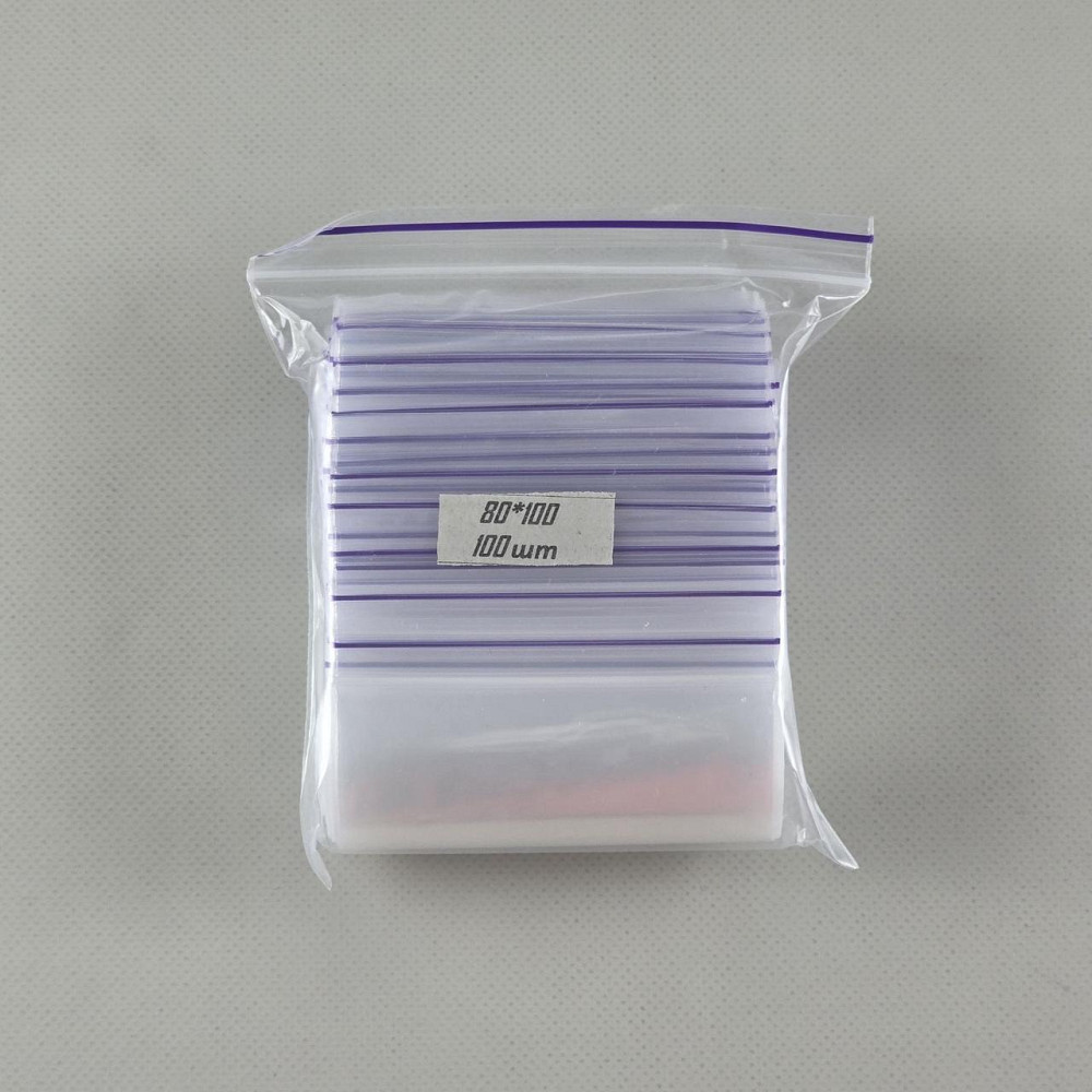 Пакет з замком zipp 8см 10см (100шт) Харків - фото 4