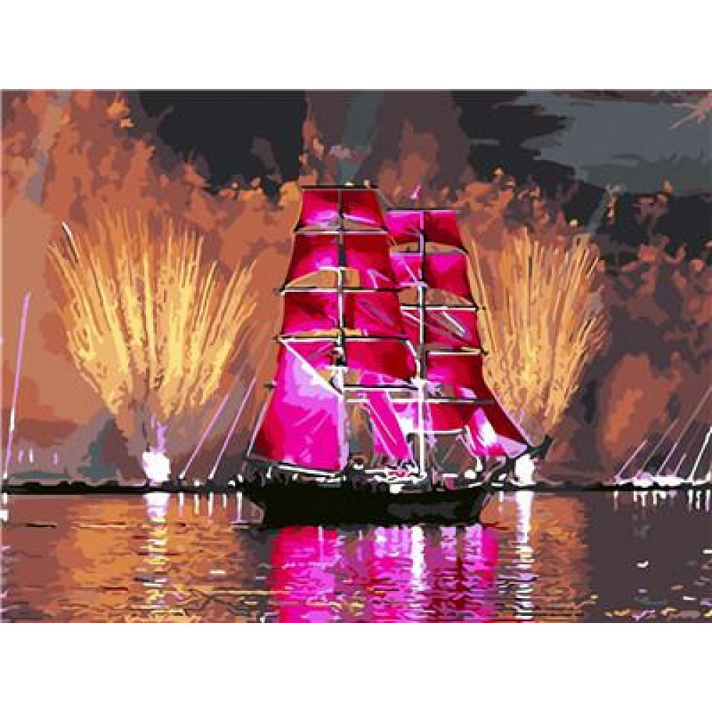 Картина за номерами на дереві 40*50 см 