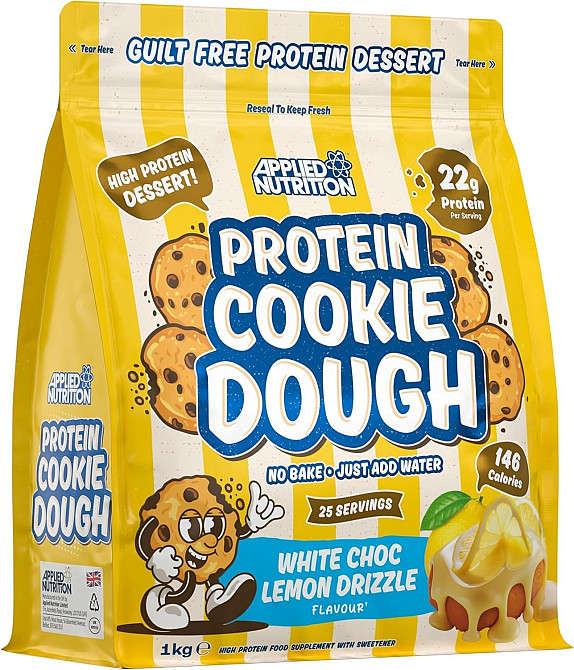 Протеин Applied Nutrition Protein Cookie Dough 1000 г, White Choc Lemon Drizz Луцк - изображение 1