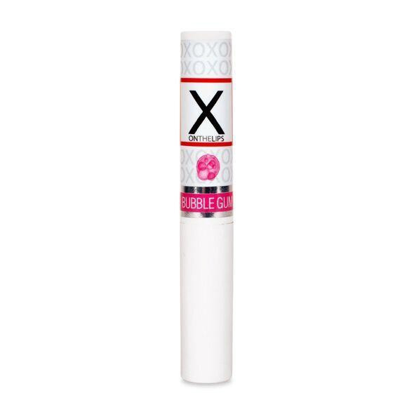 Стимулювальний бальзам для губ унісекс Sensuva – X on the Lips Bubble Gum з феромонами, жуйка Sex Aura Київ - фото 3