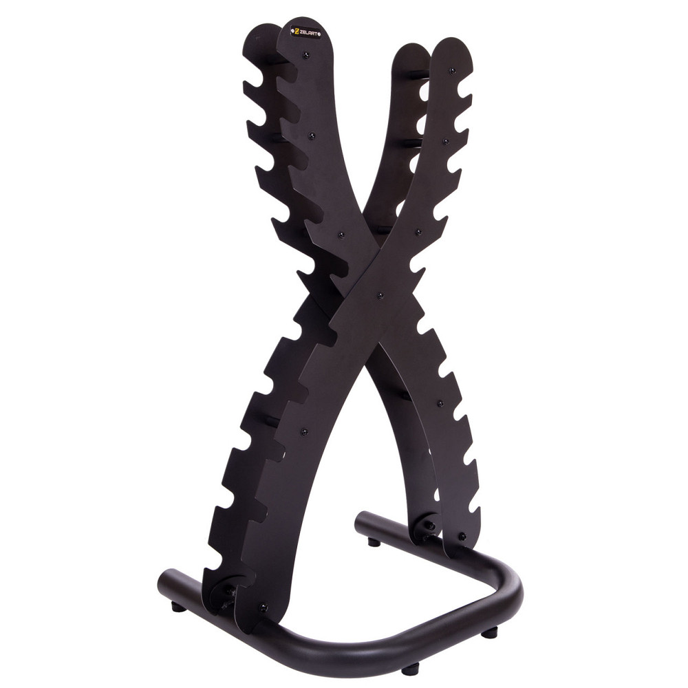 Стійка для гантелей Х-подібна Zelart-2652 Київ - фото 1