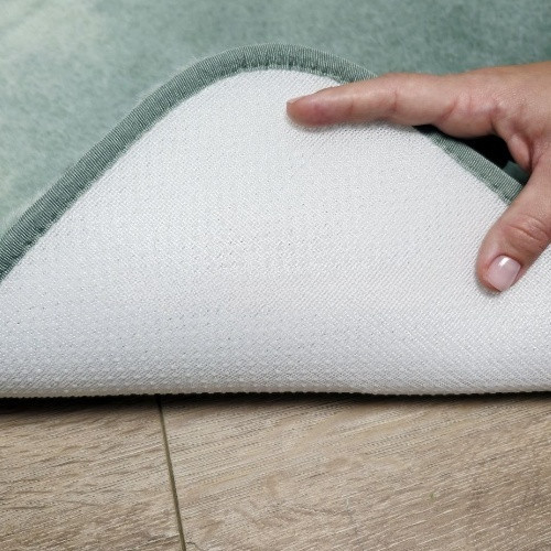 Килимок для підлоги з еко-хутра ТМ Dariana Tweed 75*150 см м'ятний Житомир - фото 7