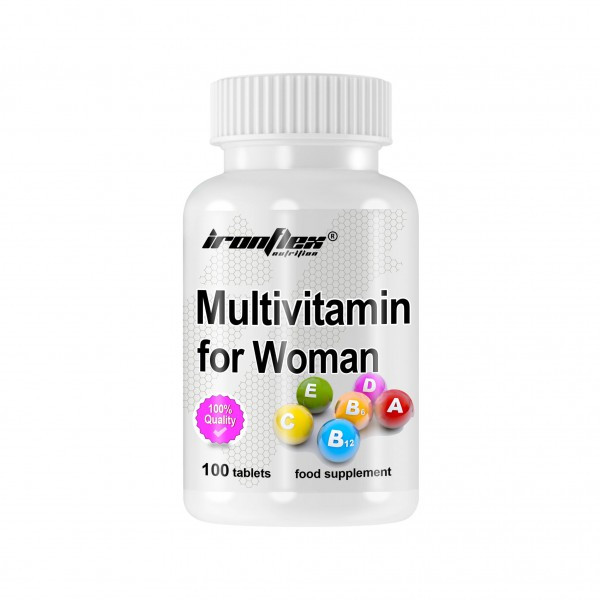 Витаминно-минеральный комплекс для женщин IronFlex Multivitamin for Women 100 tabs Луцк - изображение 1