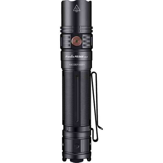Ручной тактический фонарик Fenix PD36R V2.0 1700лм Type-C (Черный) Винница