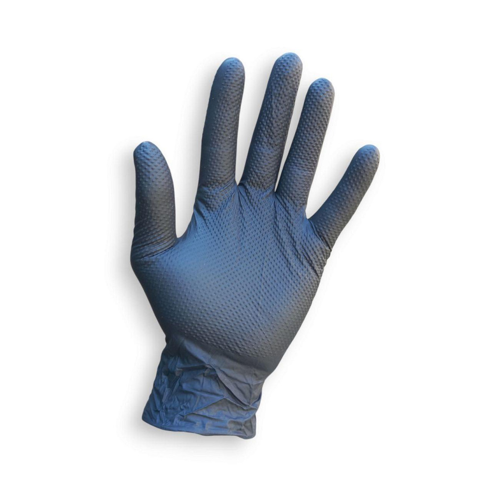 Нитриловые перчатки Mercator Gogrip размер L черные уп/25 пар XL Харків - фото 4