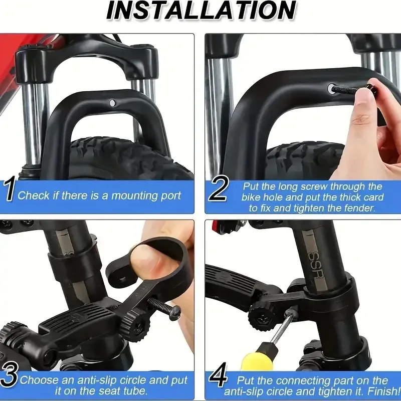 Комплект універсальних крил для захисту від бруду Київ - фото 7