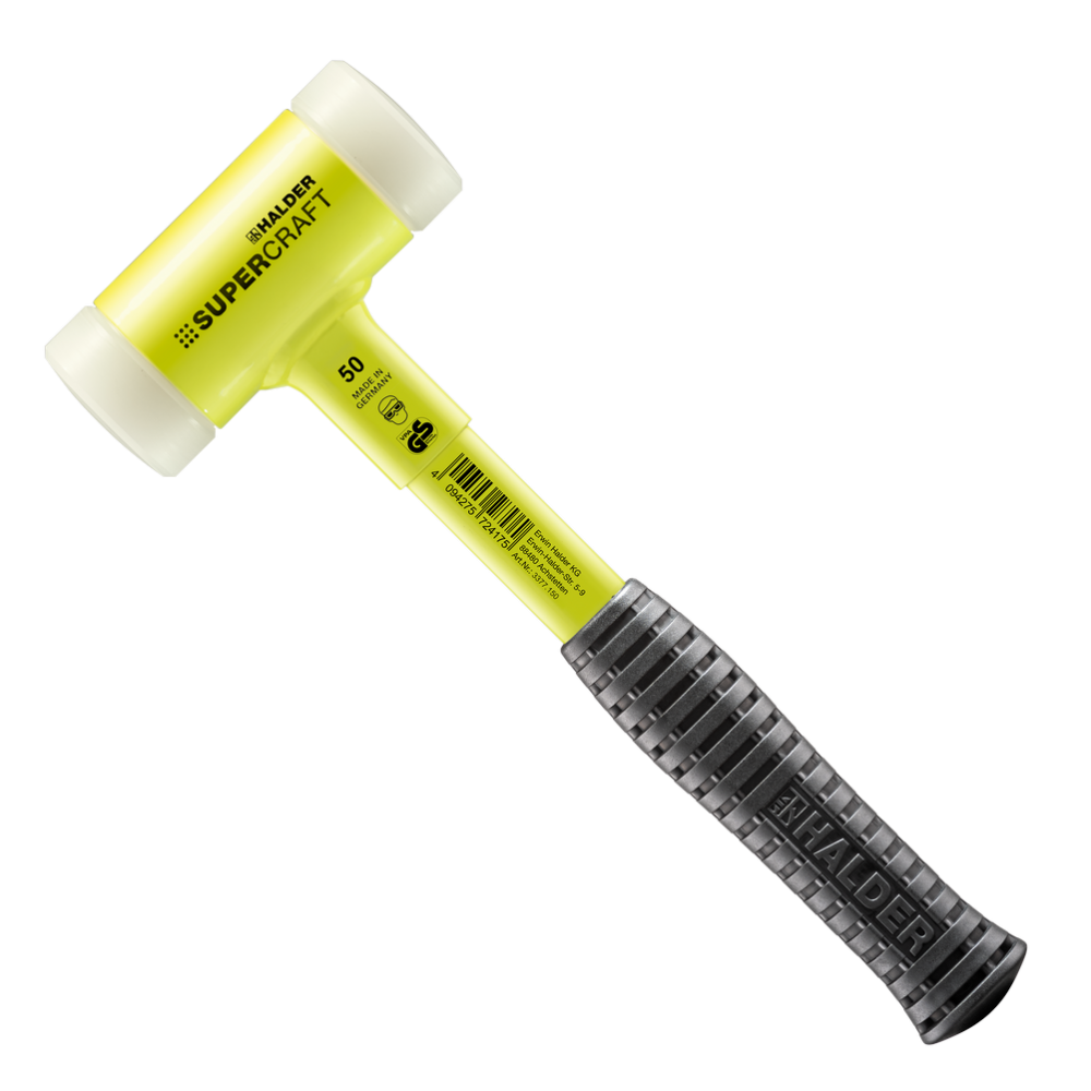 Молоток безынерционный HALDER Supercraft 3377 с прорезиненной ручкой, Ø=50 мм, m=1150 г, І=315 мм Одесса - изображение 1