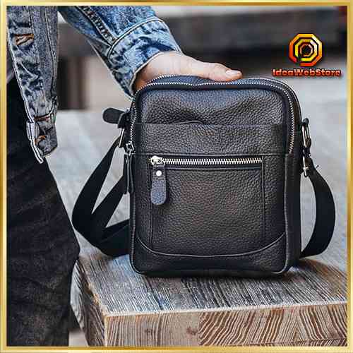 Шкіряний Чоловічий Мессенджер із Натуральної Шкіри Tiding Bag SK N5386 Київ