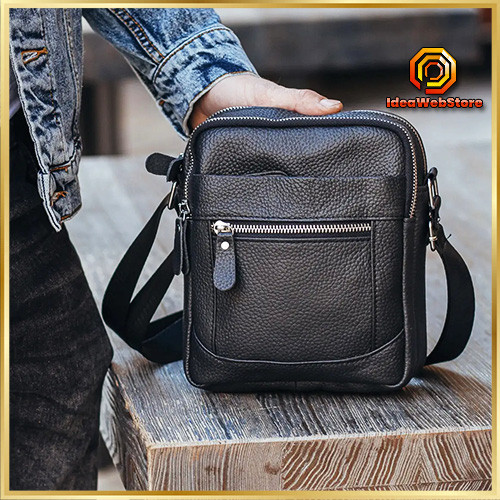 Шкіряний Чоловічий Мессенджер із Натуральної Шкіри Tiding Bag SK N5386 Київ - фото 1