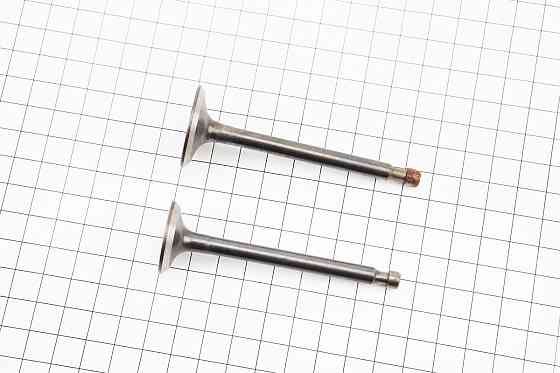 УЦІНКА МБ-D177F/188F Клапан впускний (h-84; D-30; d-6,5), випускний (h-83,5; D-26; d-6,5) к-кт 2шт 173F/177F ( іржавий, див. фото) Киев